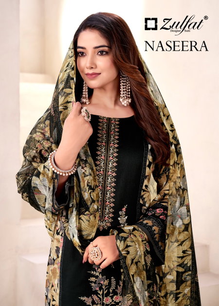 Naseera By Zulfat Jam Cotton Printed Wholesale Dress Material Suppliers In Mumbai
